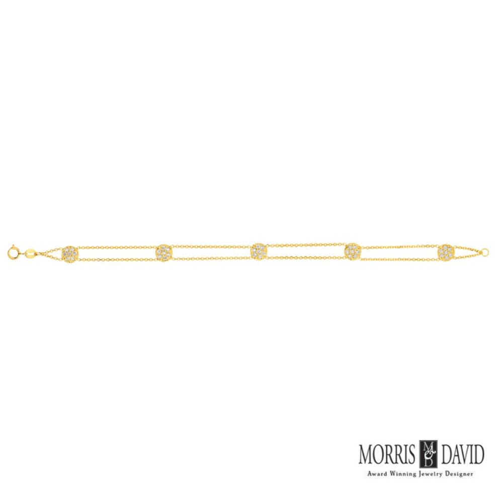 0.75 Carat Natural Diamond Bracelet